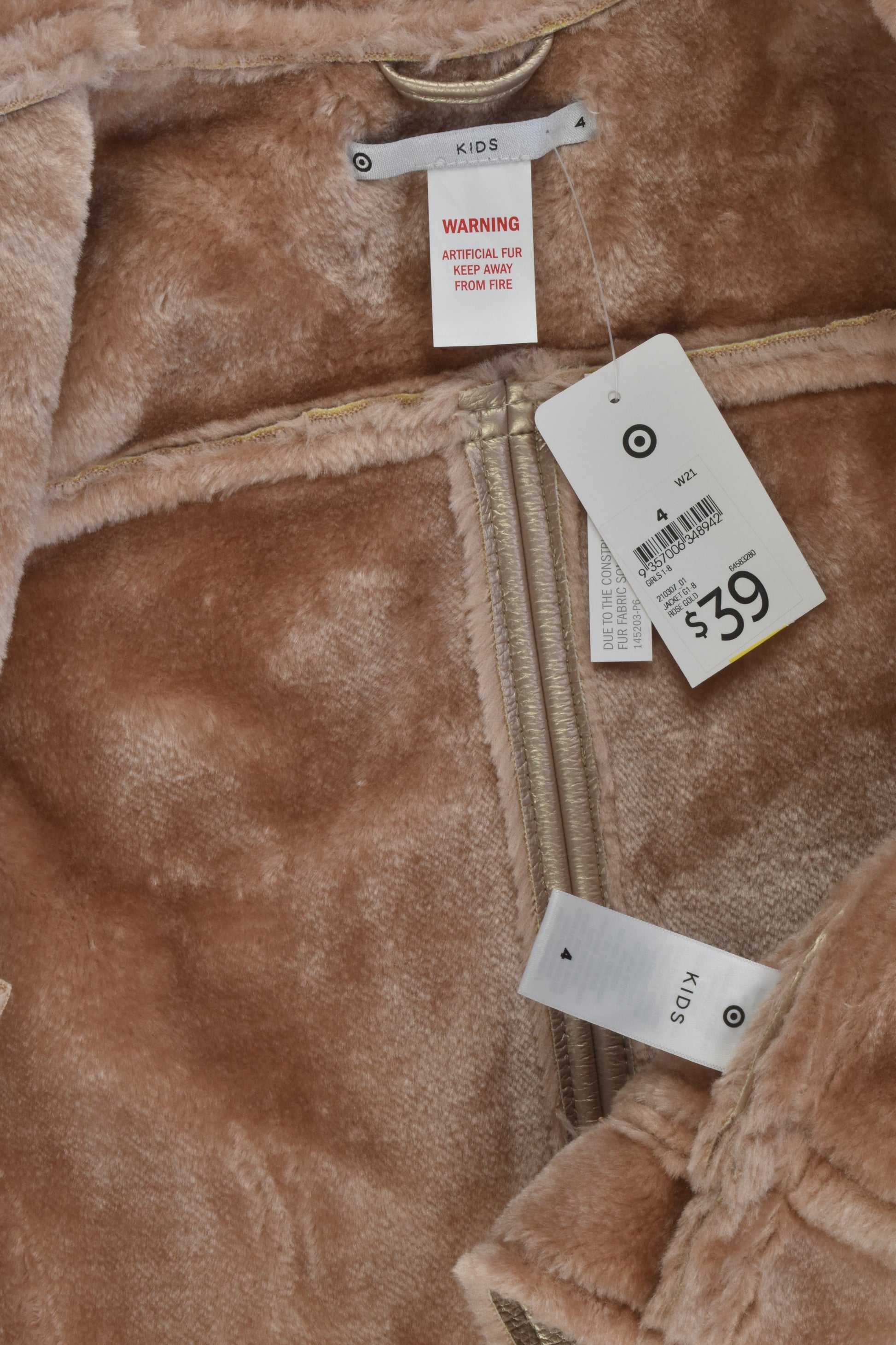 NEW Target Size 4 Jacket