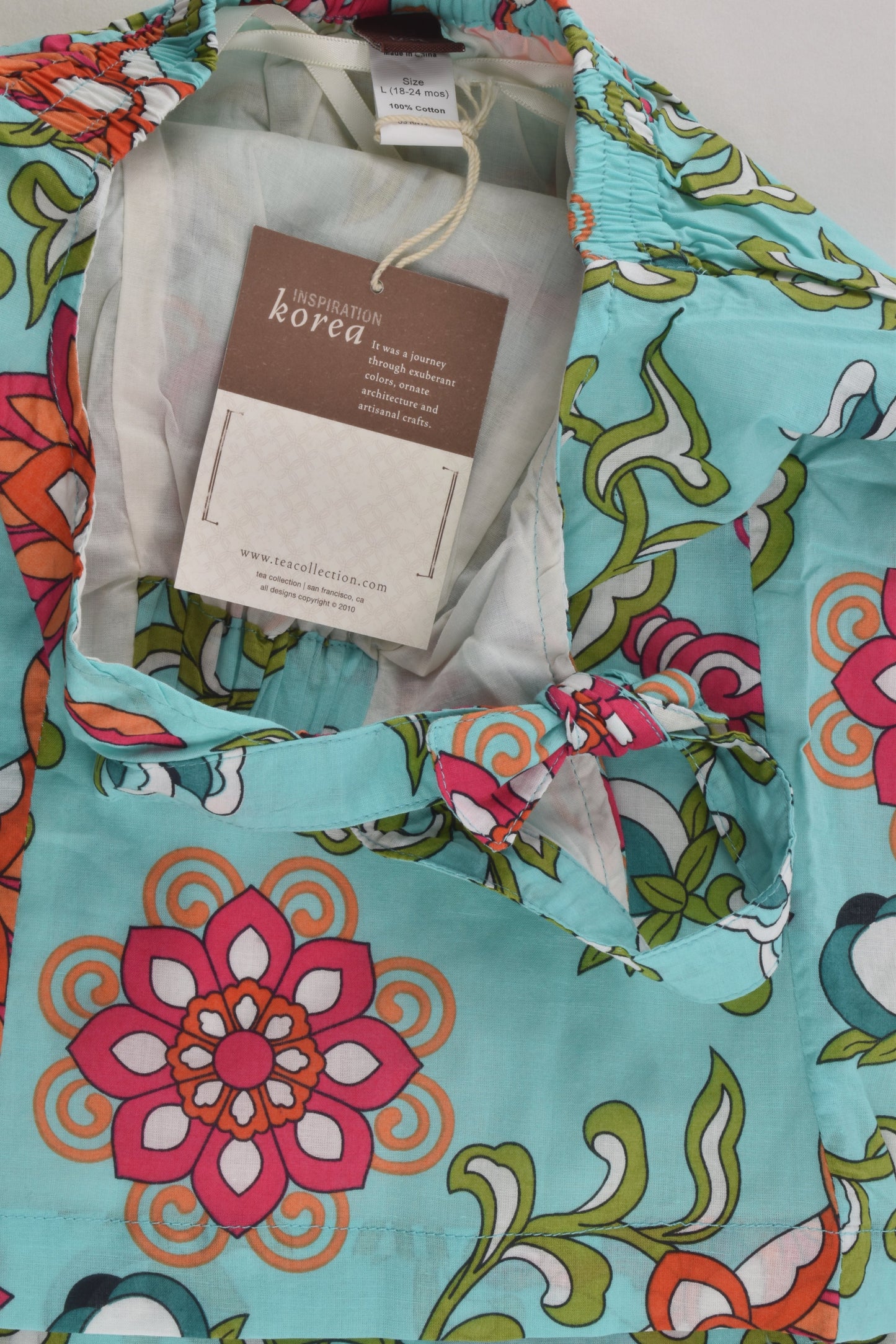 NEW Tea Size 2 Korean Lined Dress