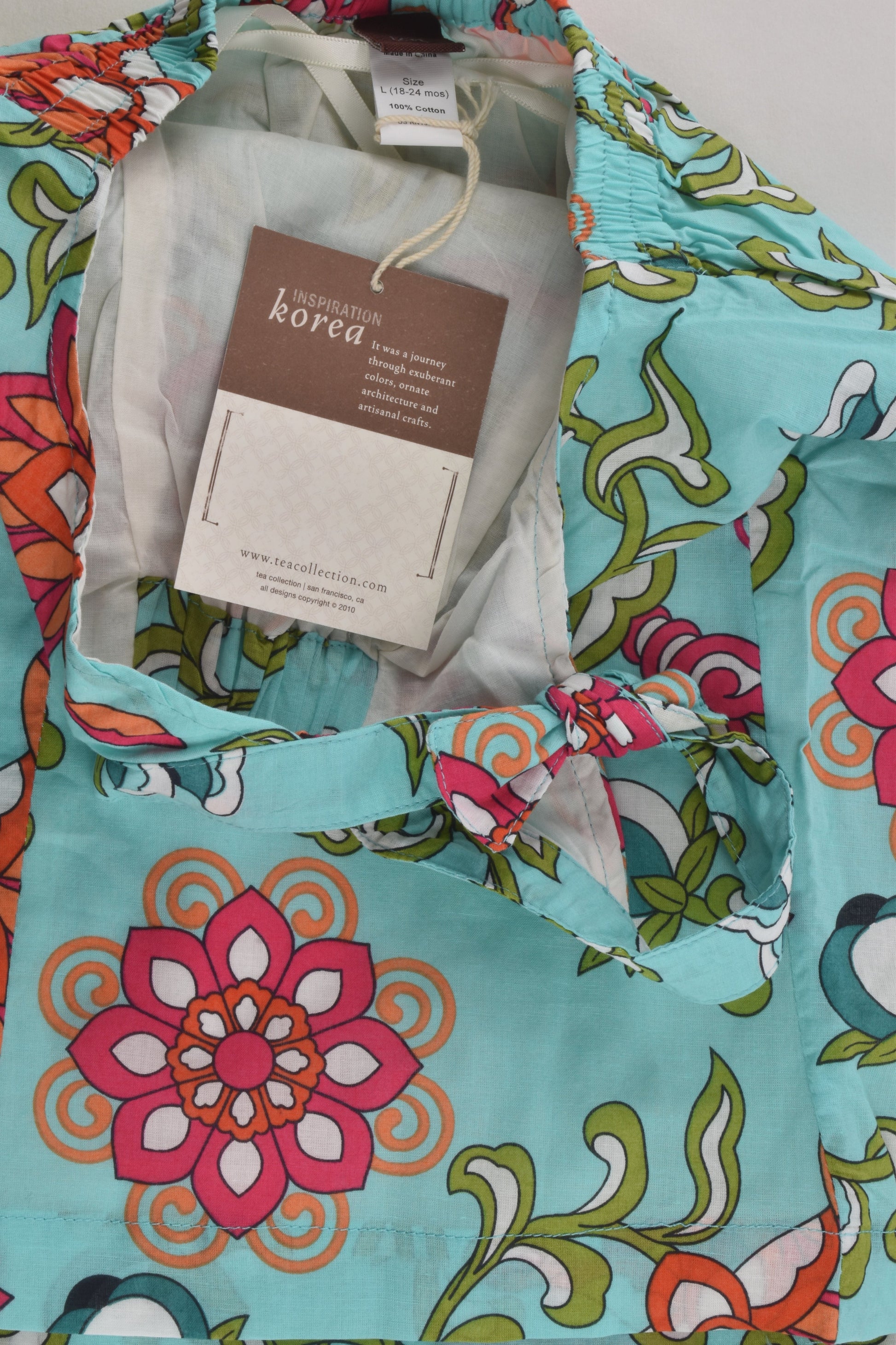 NEW Tea Size 2 Korean Lined Dress