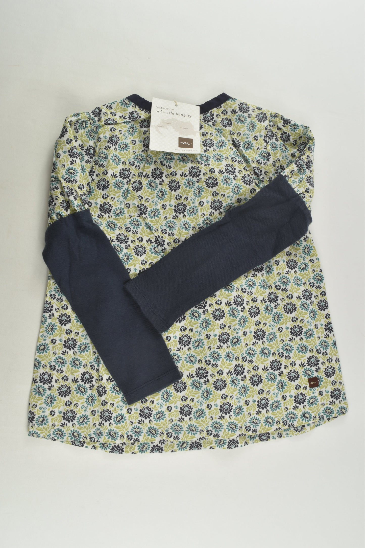 NEW Tea Size 5 Hungarian Floral Blouse