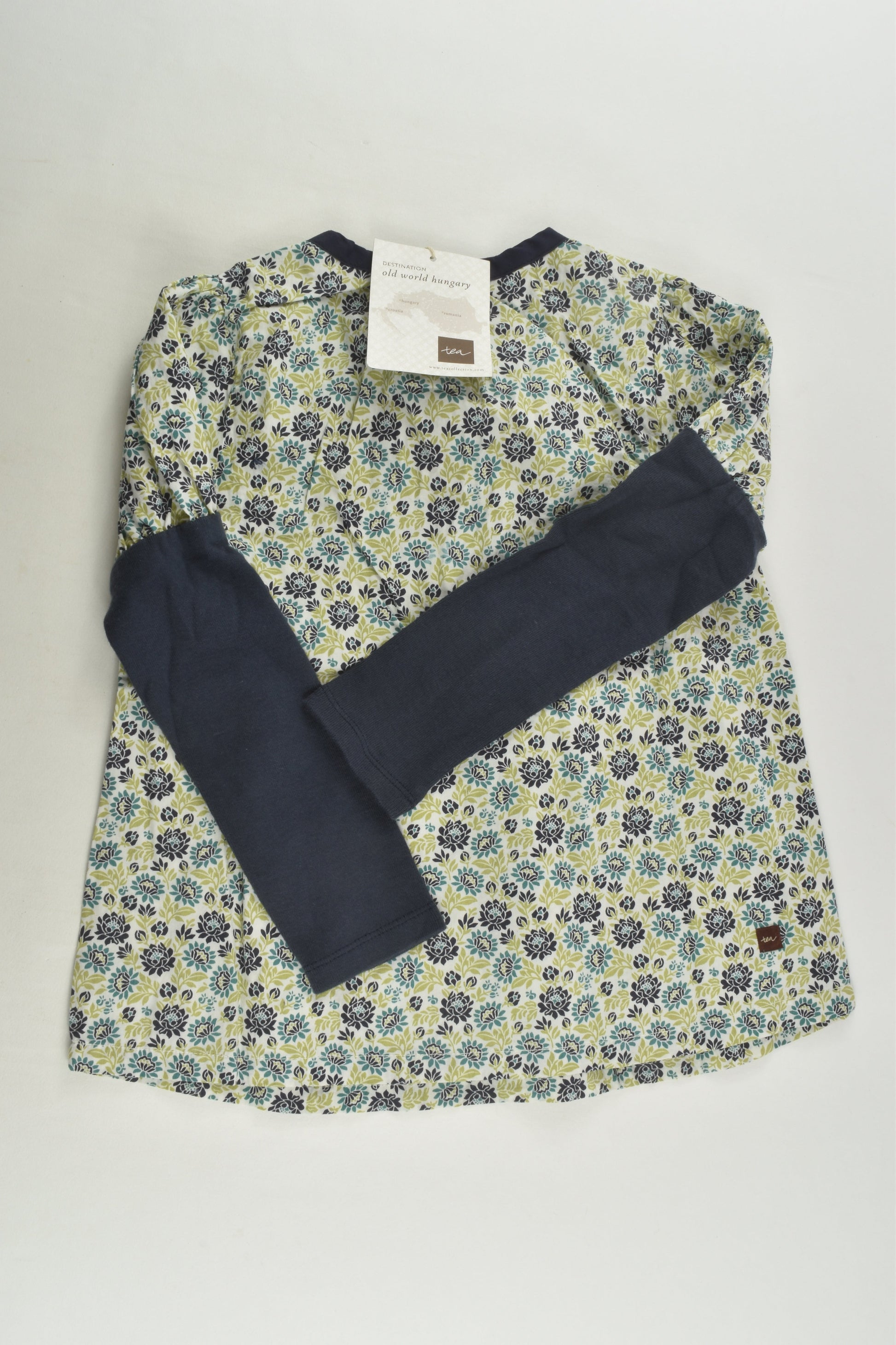 NEW Tea Size 5 Hungarian Floral Blouse