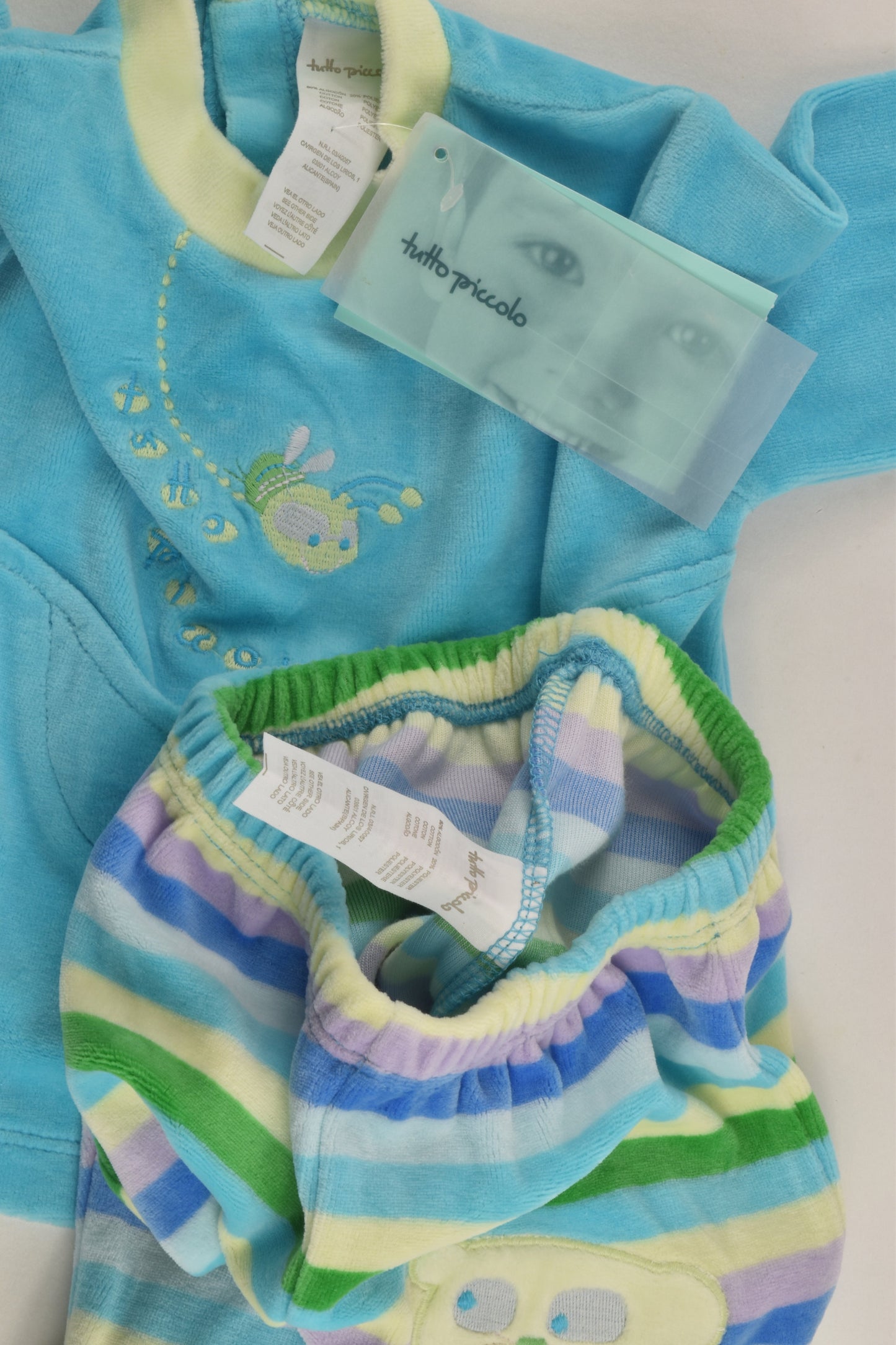 NEW Tutto Piccolo Size 00 (6 months) Velour Outfit