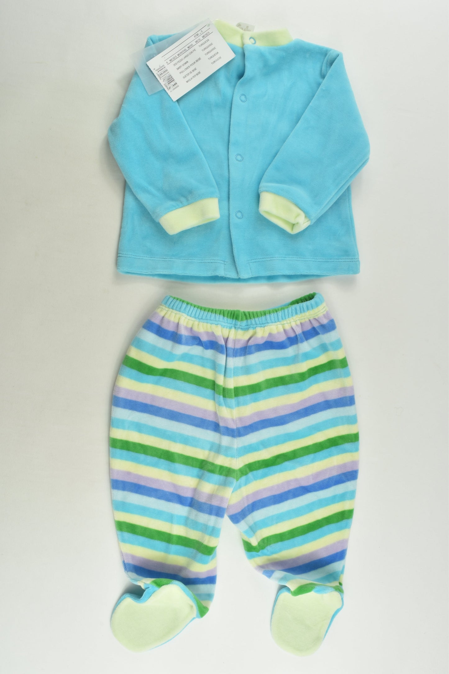 NEW Tutto Piccolo Size 00 (6 months) Velour Outfit