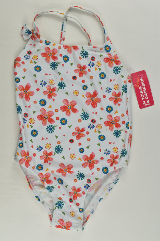 NEW Young Dimension Size 6/7 Floral Bathers