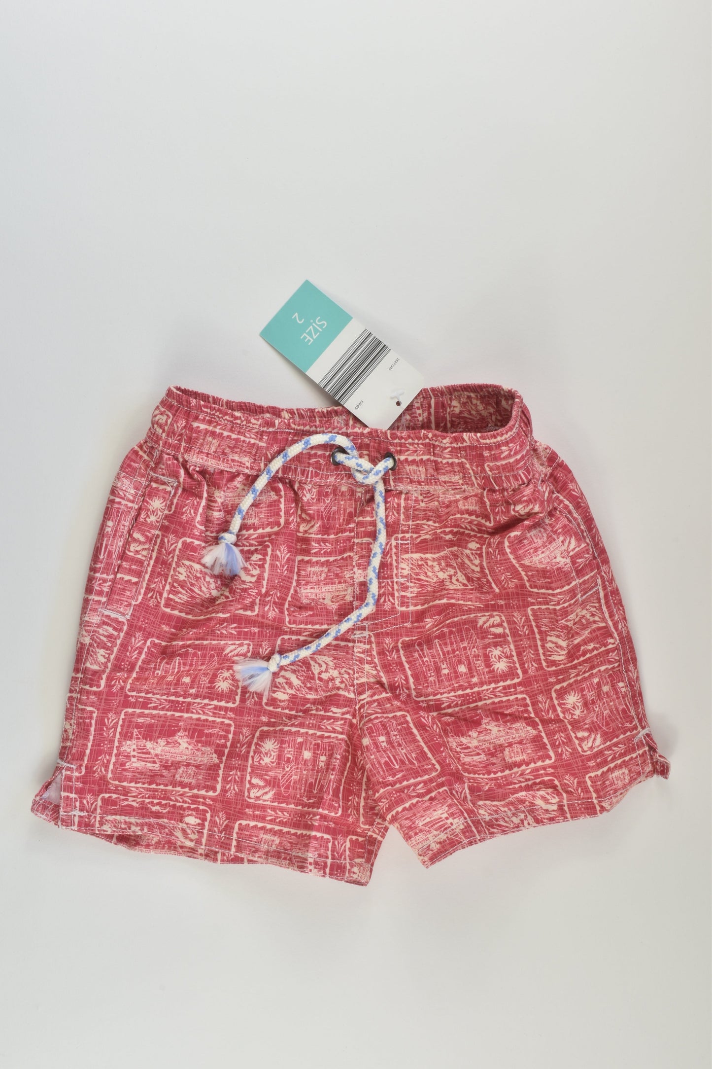 NEW Young Hearts Size 2 Board Shorts