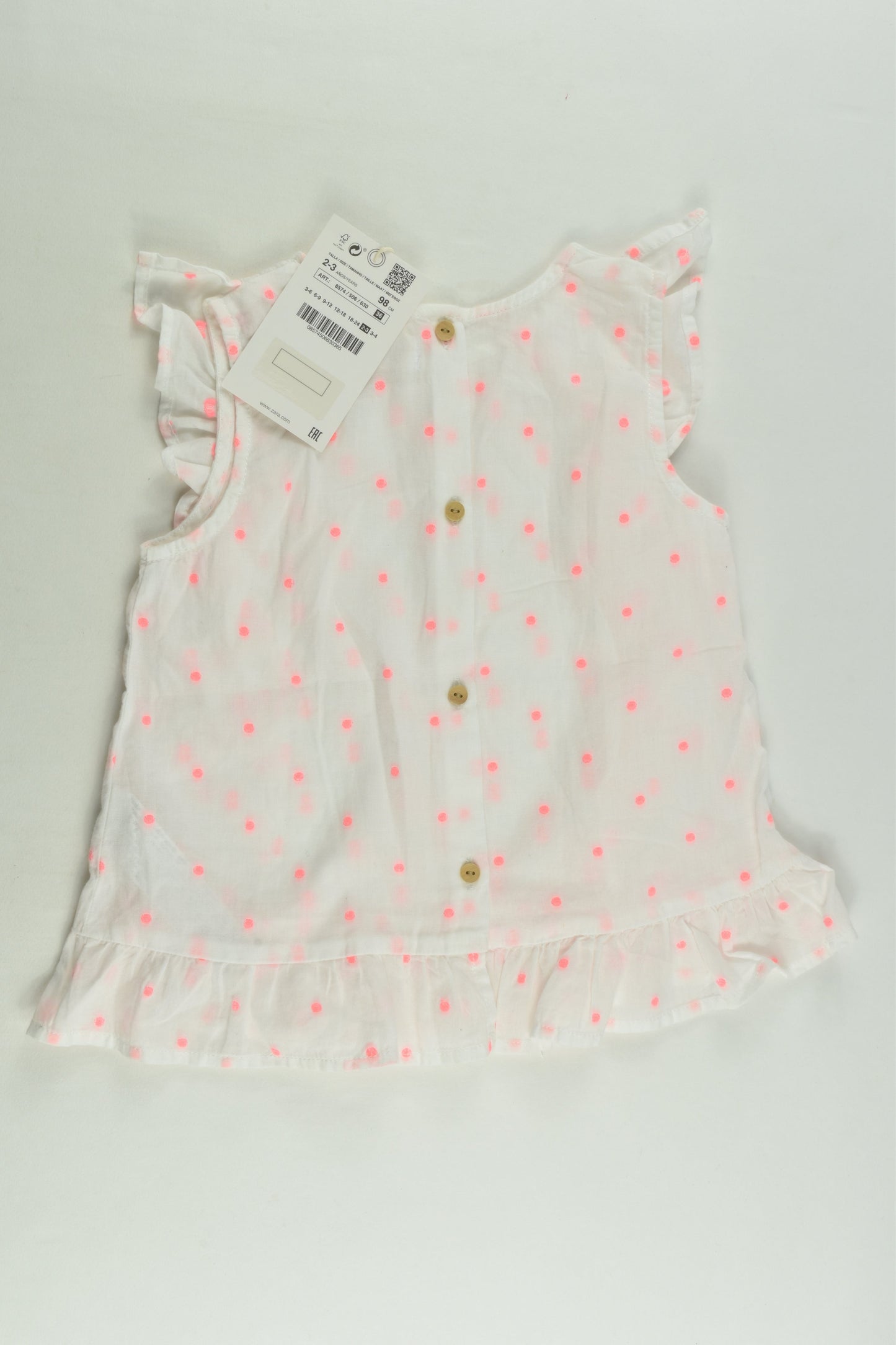 NEW Zara Size 2-3 Blouse