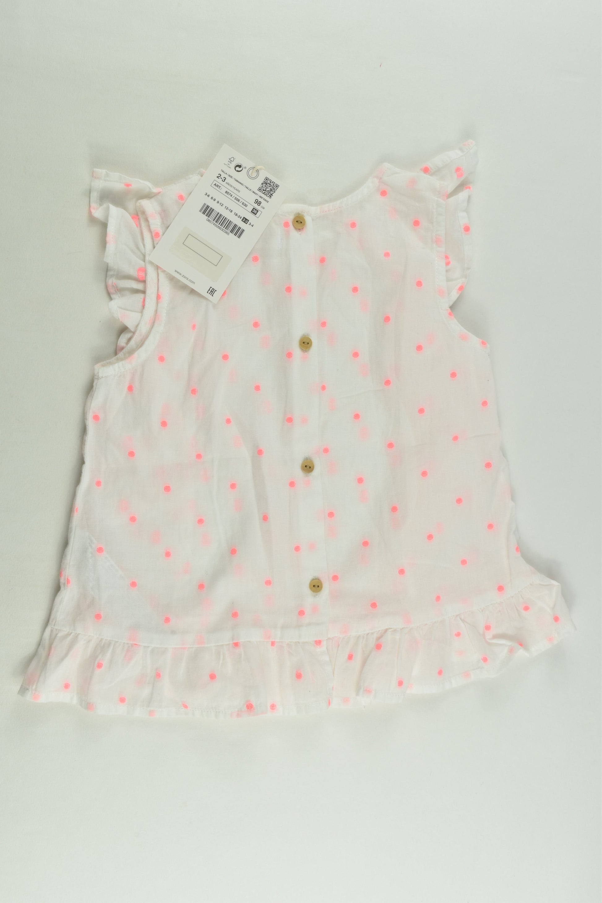 NEW Zara Size 2-3 Blouse