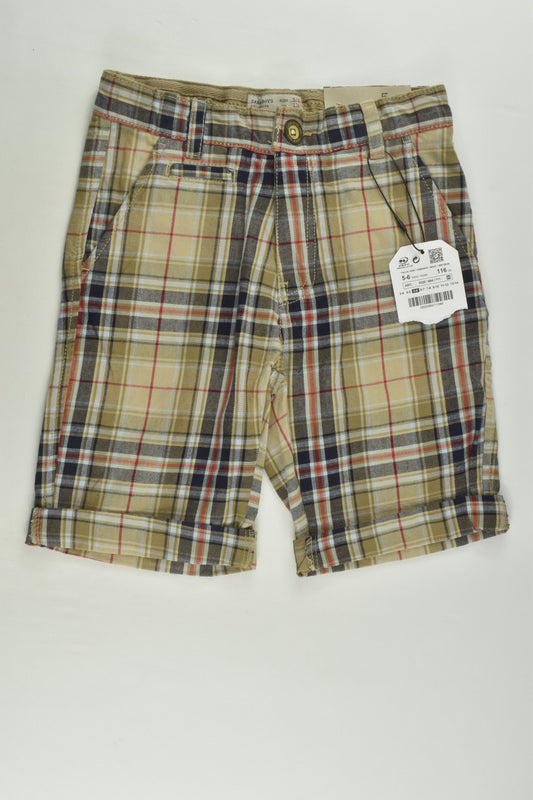 NEW Zara Size 5/6 Checked Shorts
