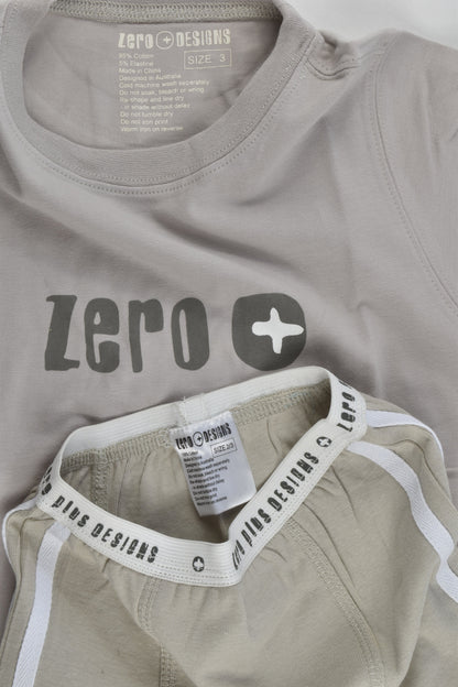 NEW Zero Designs Size 2/3 Short Pyjamas