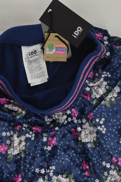 NEW iDo by Miniconf Size 7 (122 cm) Lined Floral Velvety Skirt