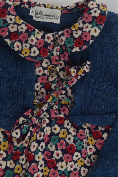 Natural Life Size 5 Floral Winter Dress