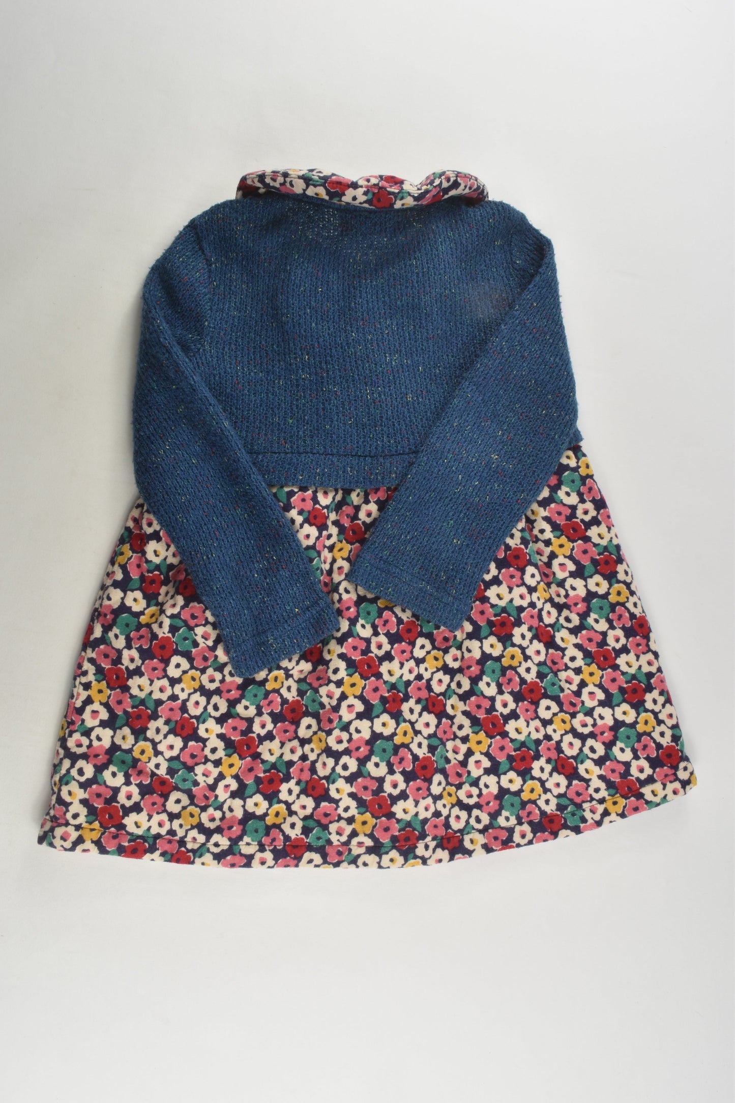 Natural Life Size 5 Floral Winter Dress