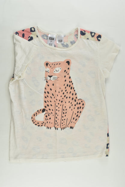 Neon Size 7 Leopard T-shirt