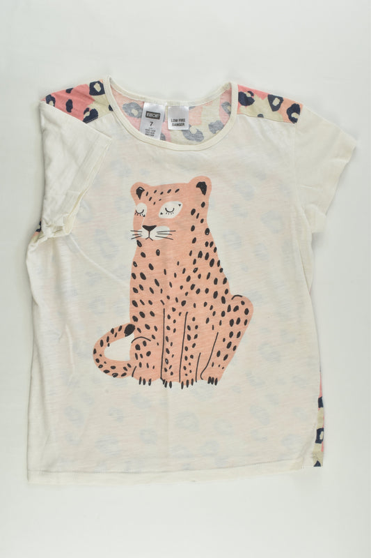 Neon Size 7 Leopard T-shirt