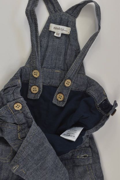 Newbie Size 00 Lined Denim Overalls