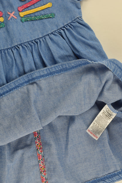 Next Size 0 (6-9 months) Cat Lightweight Denim Dress