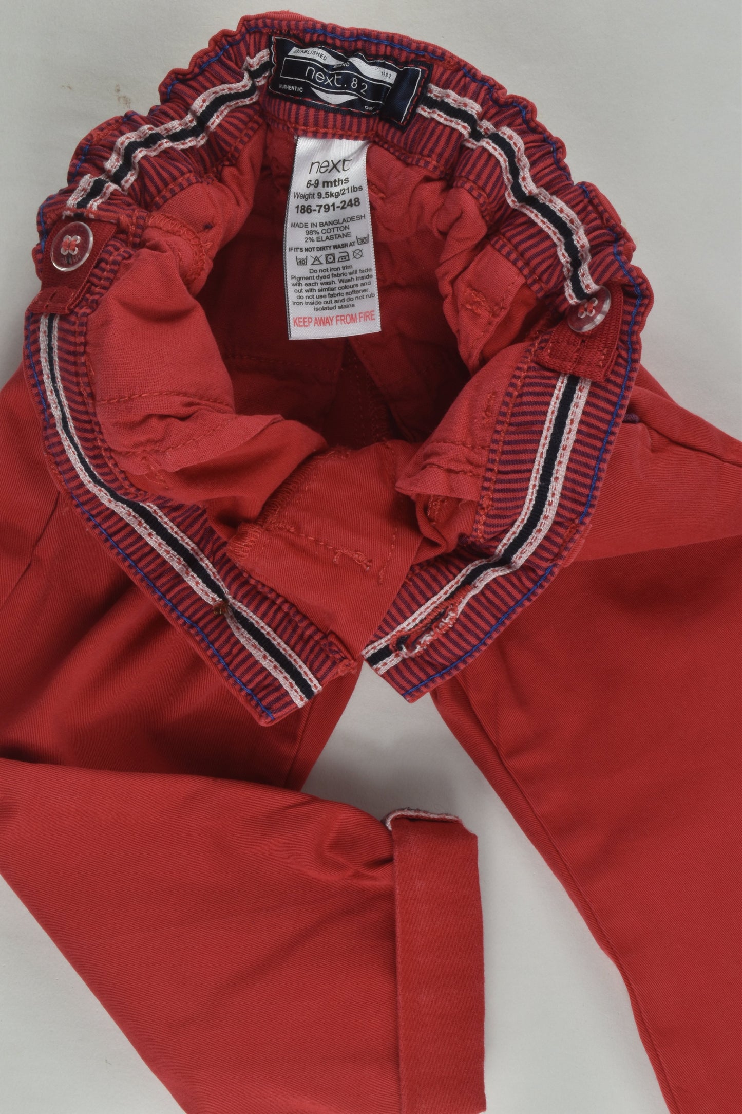 Next Size 0 (6-9 months) Chino Pants