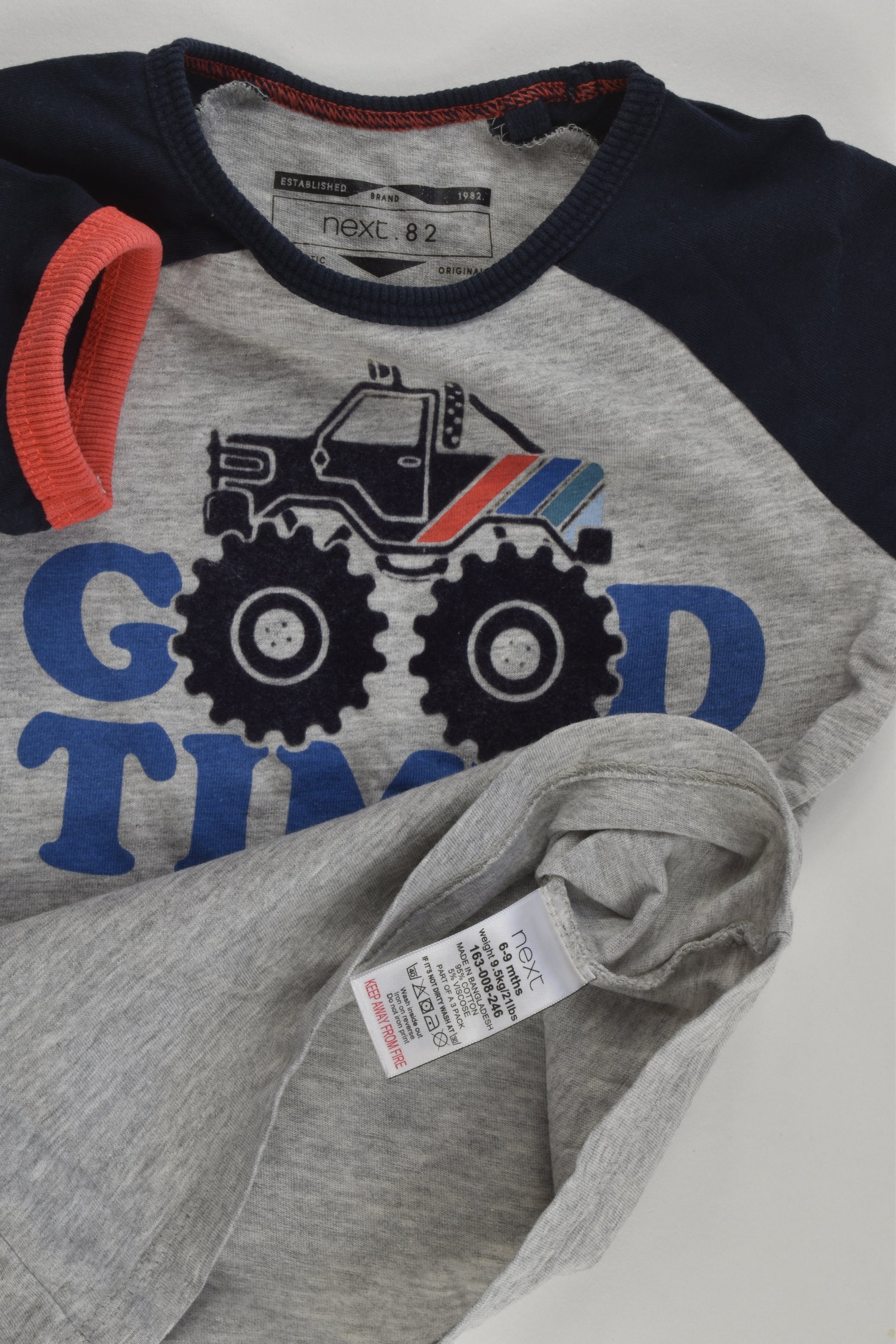Next Size 0 (6-9 months) 'Good Times' T-shirt