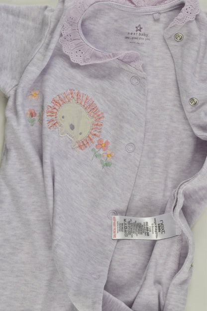 Next Size 0 (6-9 months) Hedgehog Footed Romper