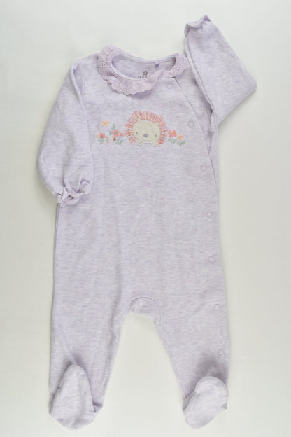 Next Size 0 (6-9 months) Hedgehog Footed Romper