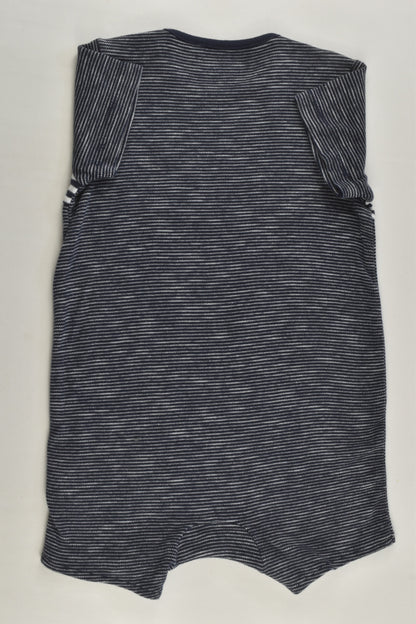 Next Size 0 (6-9 months) Striped Short Romper