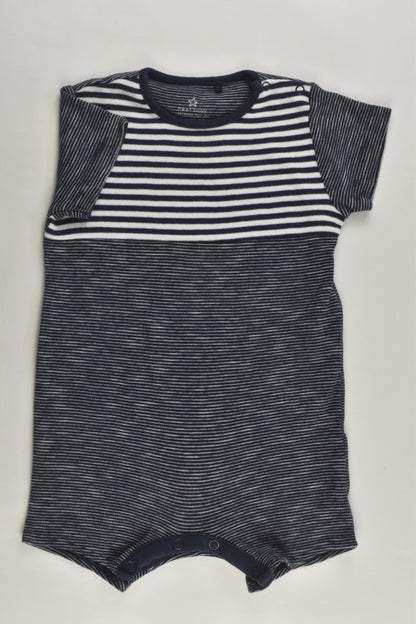 Next Size 0 (6-9 months) Striped Short Romper