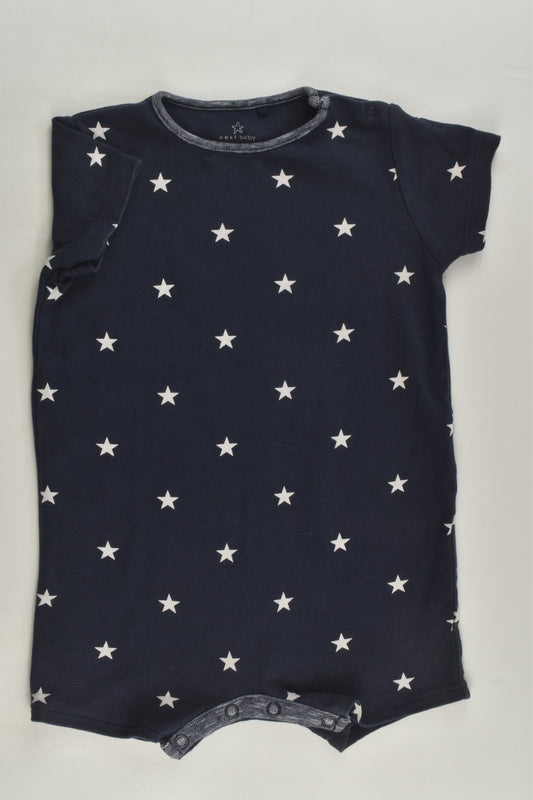 Next Size 0 (9-12 months) Stars Short Romper