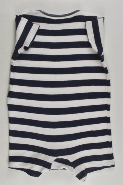 Next Size 0 (9-12 months) Stripea and Pocket Short Romper