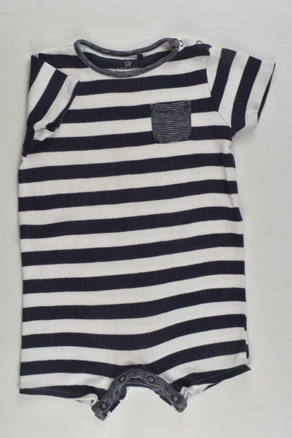 Next Size 0 (9-12 months) Stripea and Pocket Short Romper