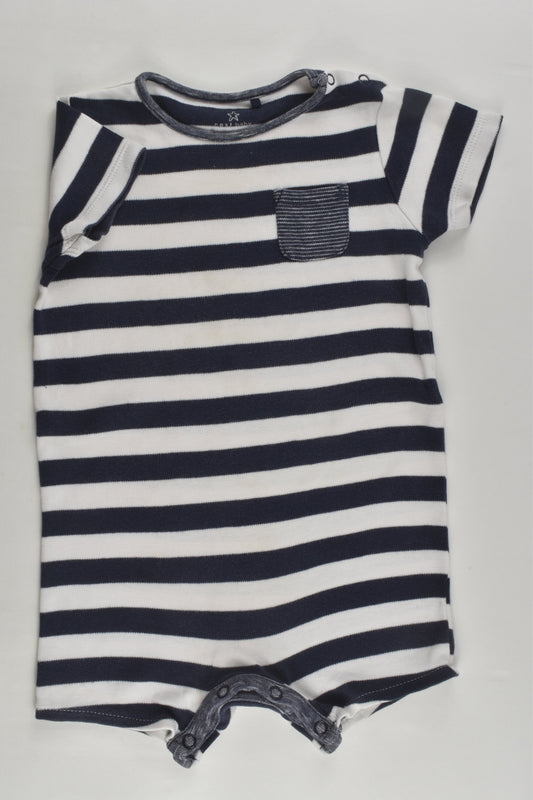 Next Size 0 (9-12 months) Stripea and Pocket Short Romper