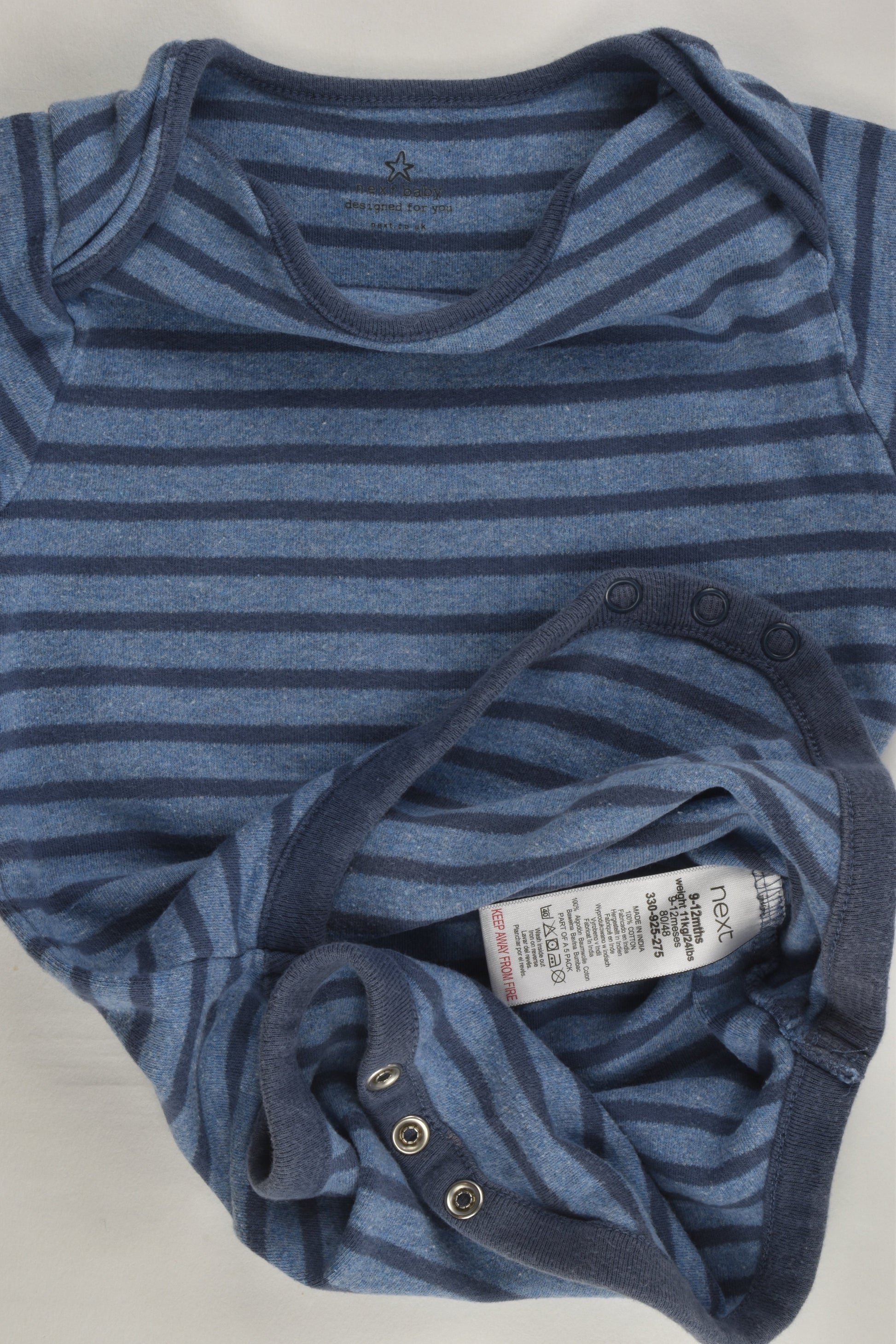 Next Size 0 (9-12 months) Striped Bodysuit