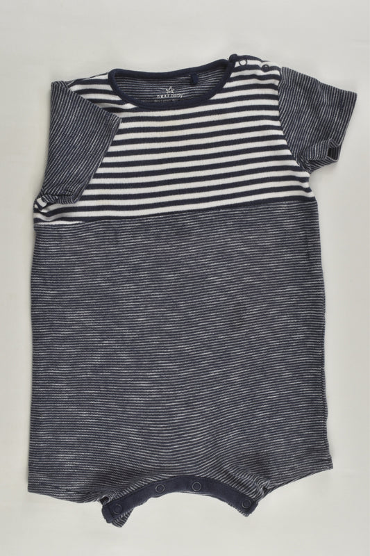 Next Size 0 (9-12 months) Striped Short Romper