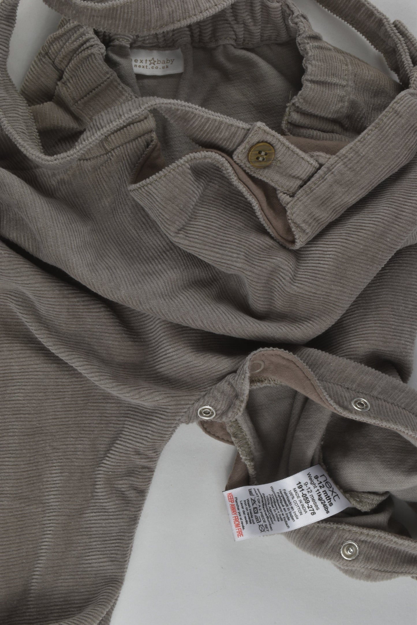 Next Size 0 Cord Overalls