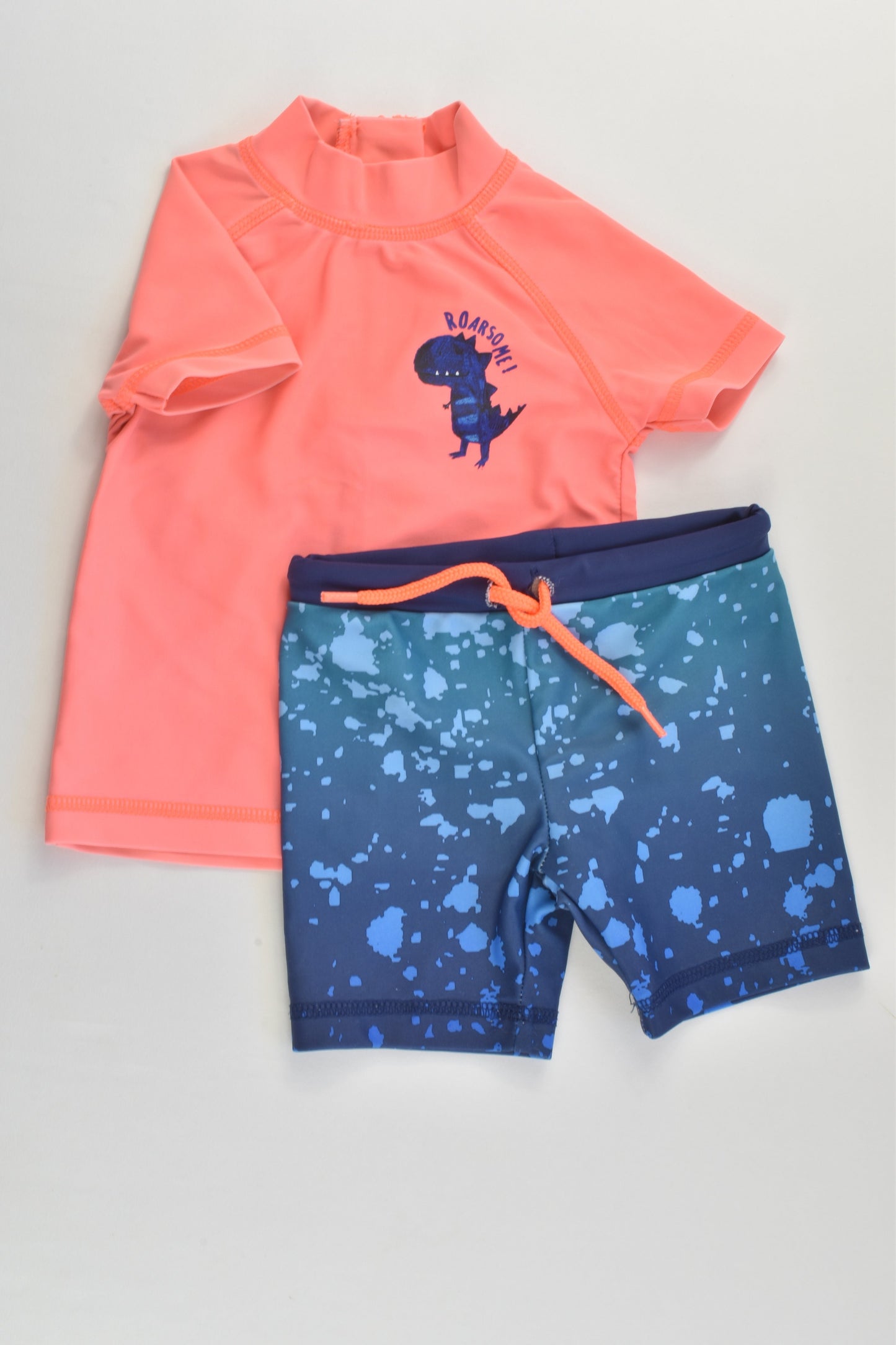 Next Size 00 (3-6 months) Dinosaur Rashie Set