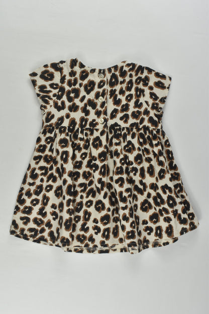 Next Size 00 (3-6 months) Leopard Print Dress