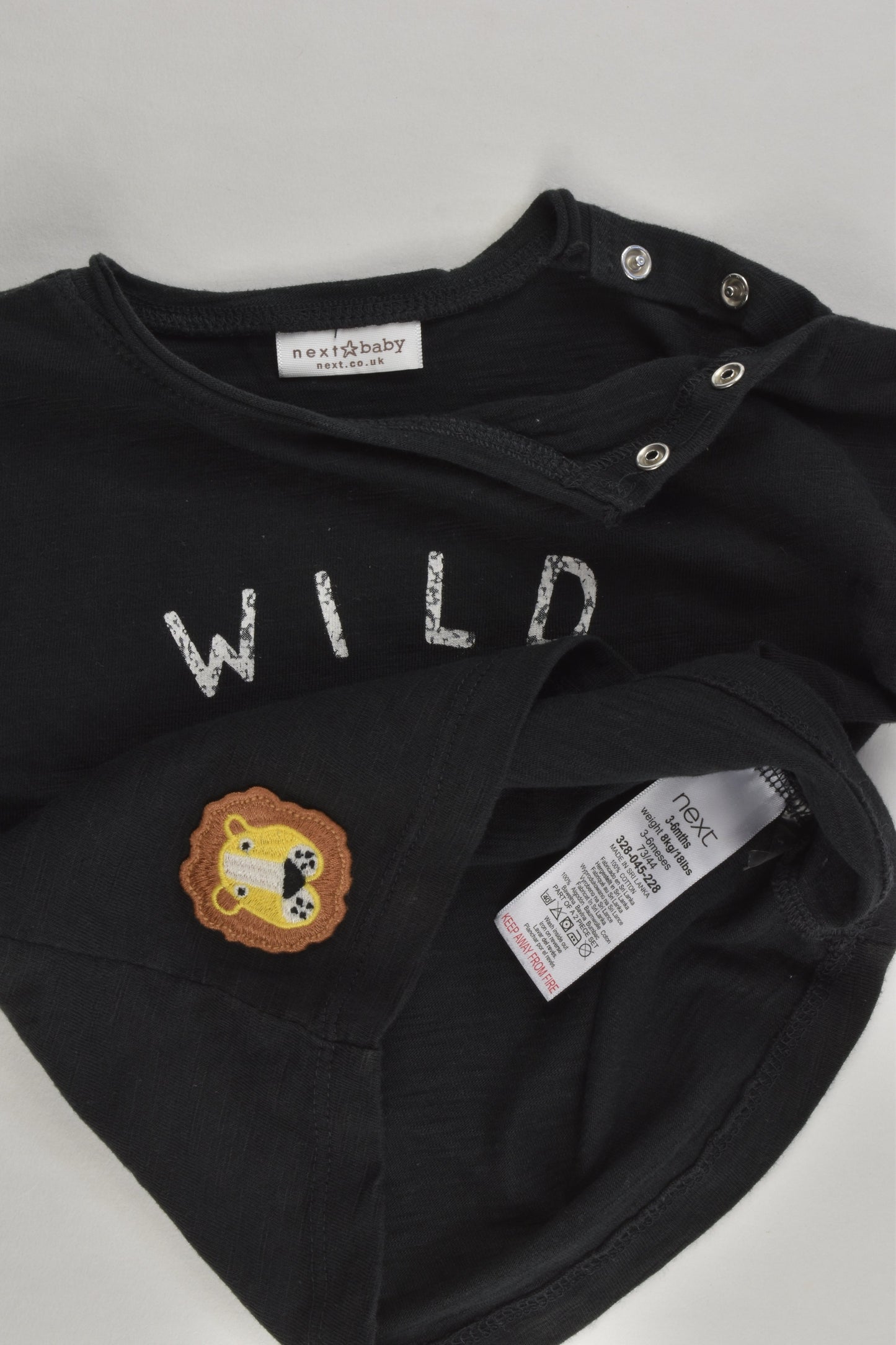Next Size 00 (3-6 months) 'Wild At Heart' Top