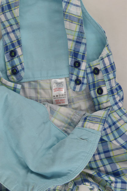 Next Size 00 Checked Short Overalls