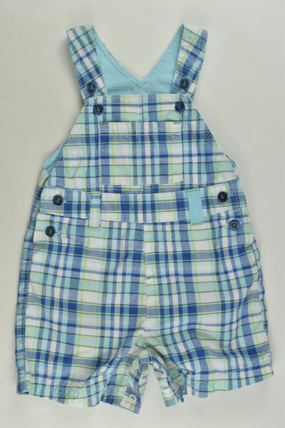Next Size 00 Checked Short Overalls