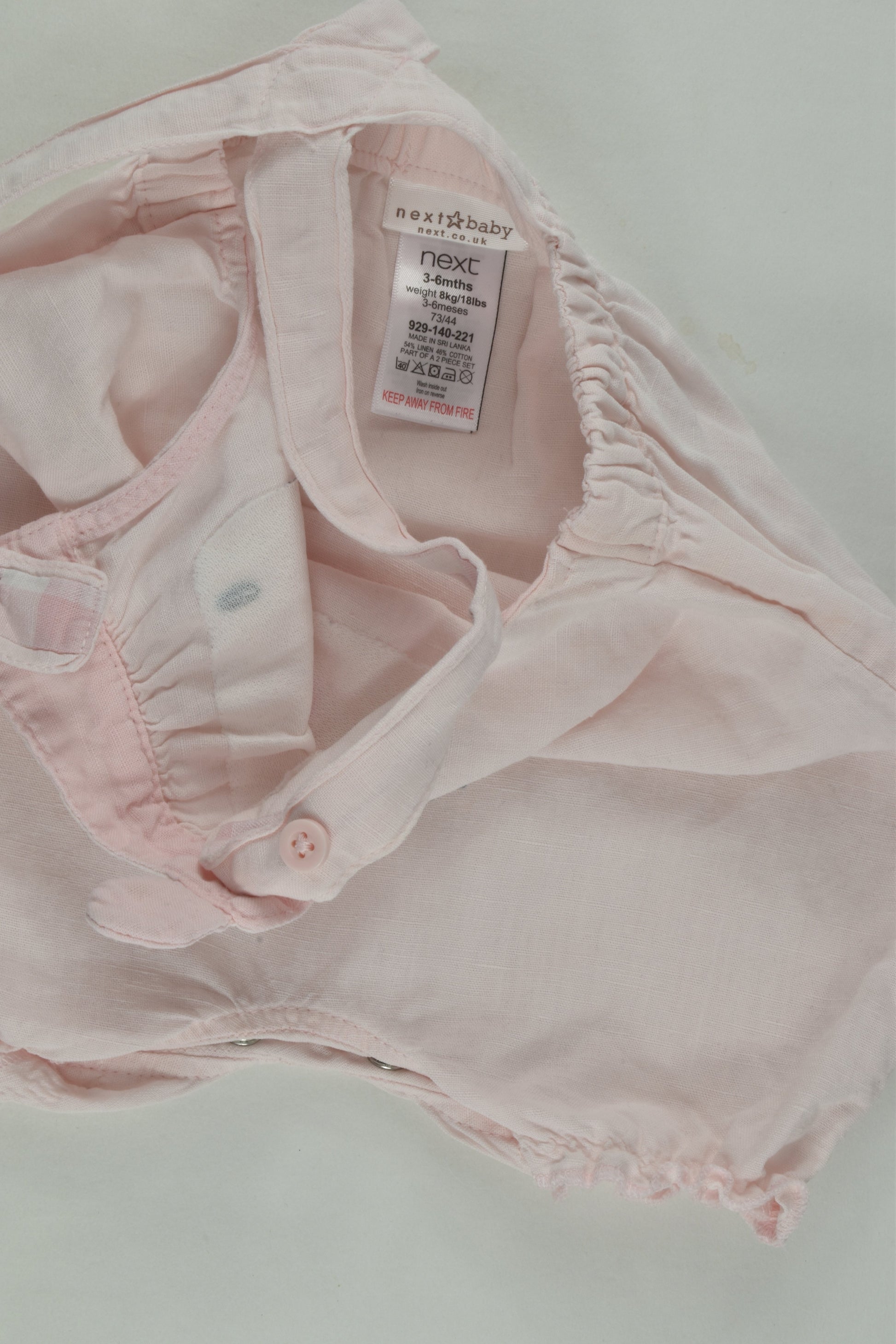 Next Size 00 Linen Blend Bubble Romper
