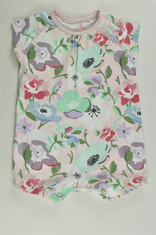 Next Size 000 Floral Short Romper