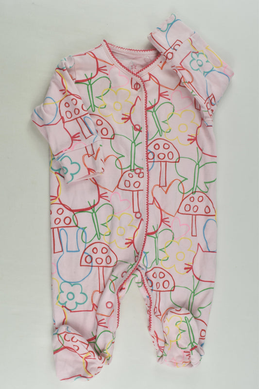 Next Size 000 Footed Romper