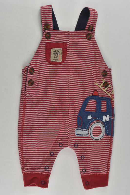 Next Size 000 Lined Fire Engine Overalls