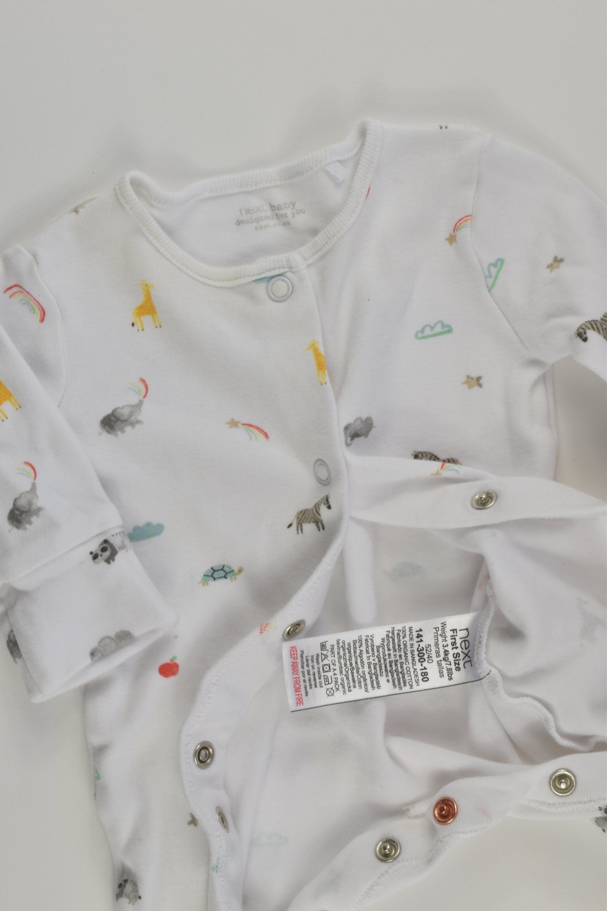 Next Size 0000 Organic Romper