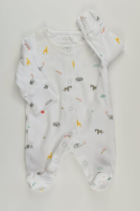 Next Size 0000 Organic Romper