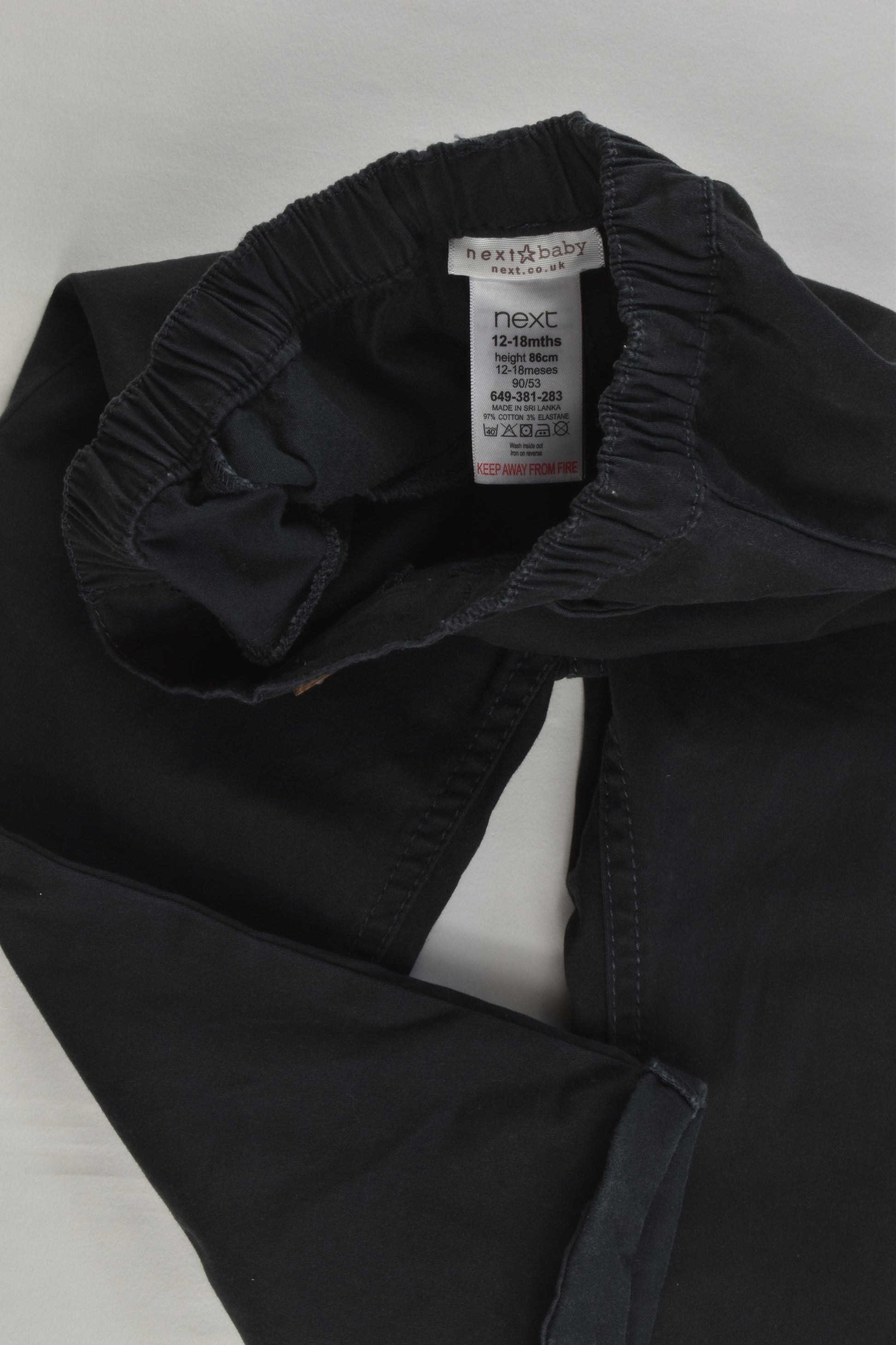 Next Size 1 (12-18 months) Lightweight Stretchy Pants