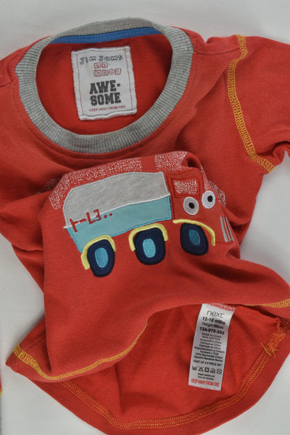 Next Size 1 (12-18 months) Truck Pyjamas