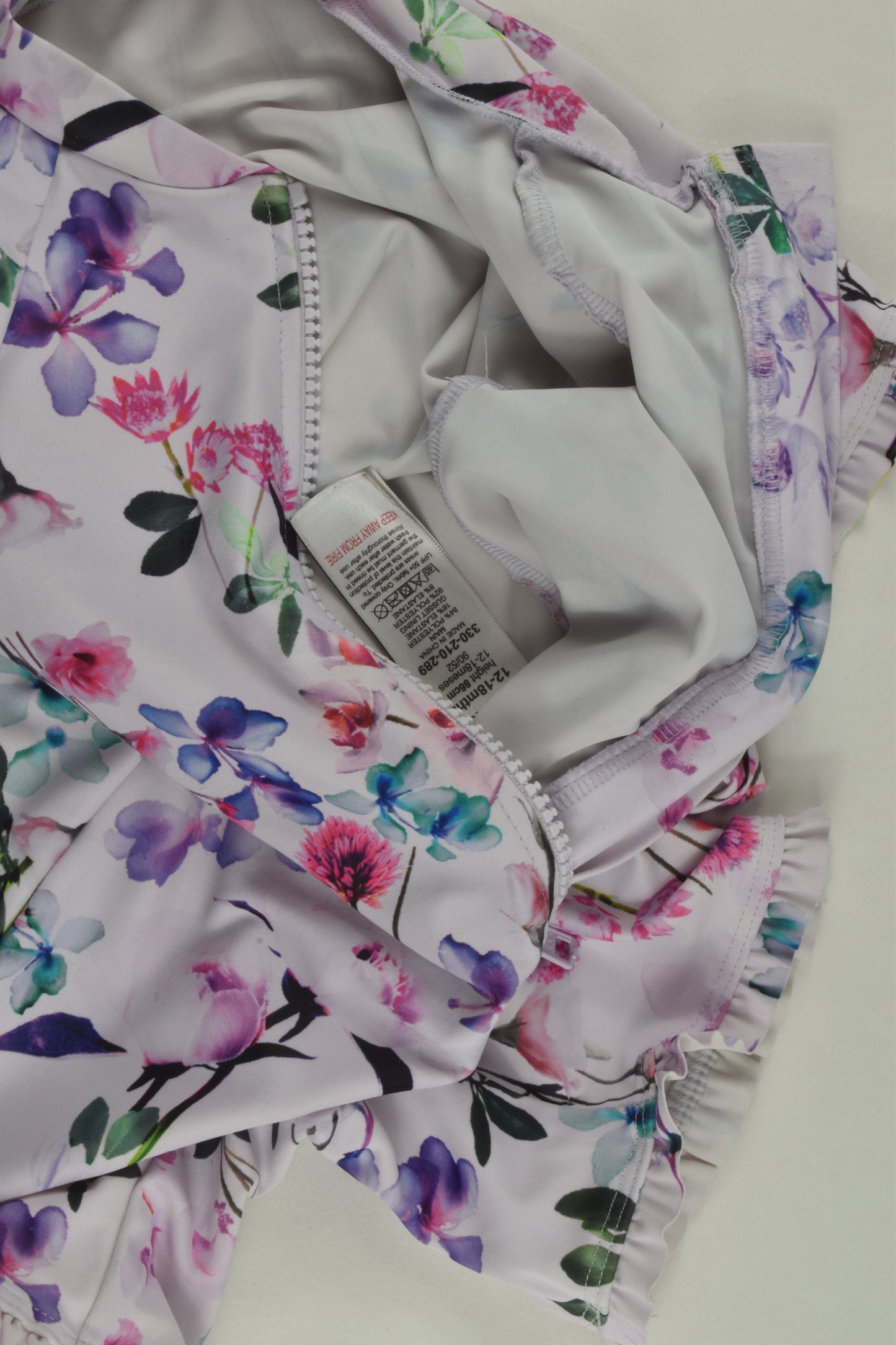 Next Size 1 Floral Rashie Suit