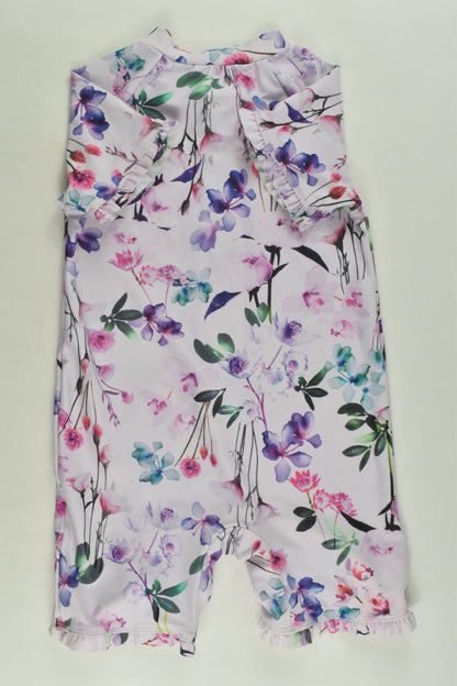 Next Size 1 Floral Rashie Suit