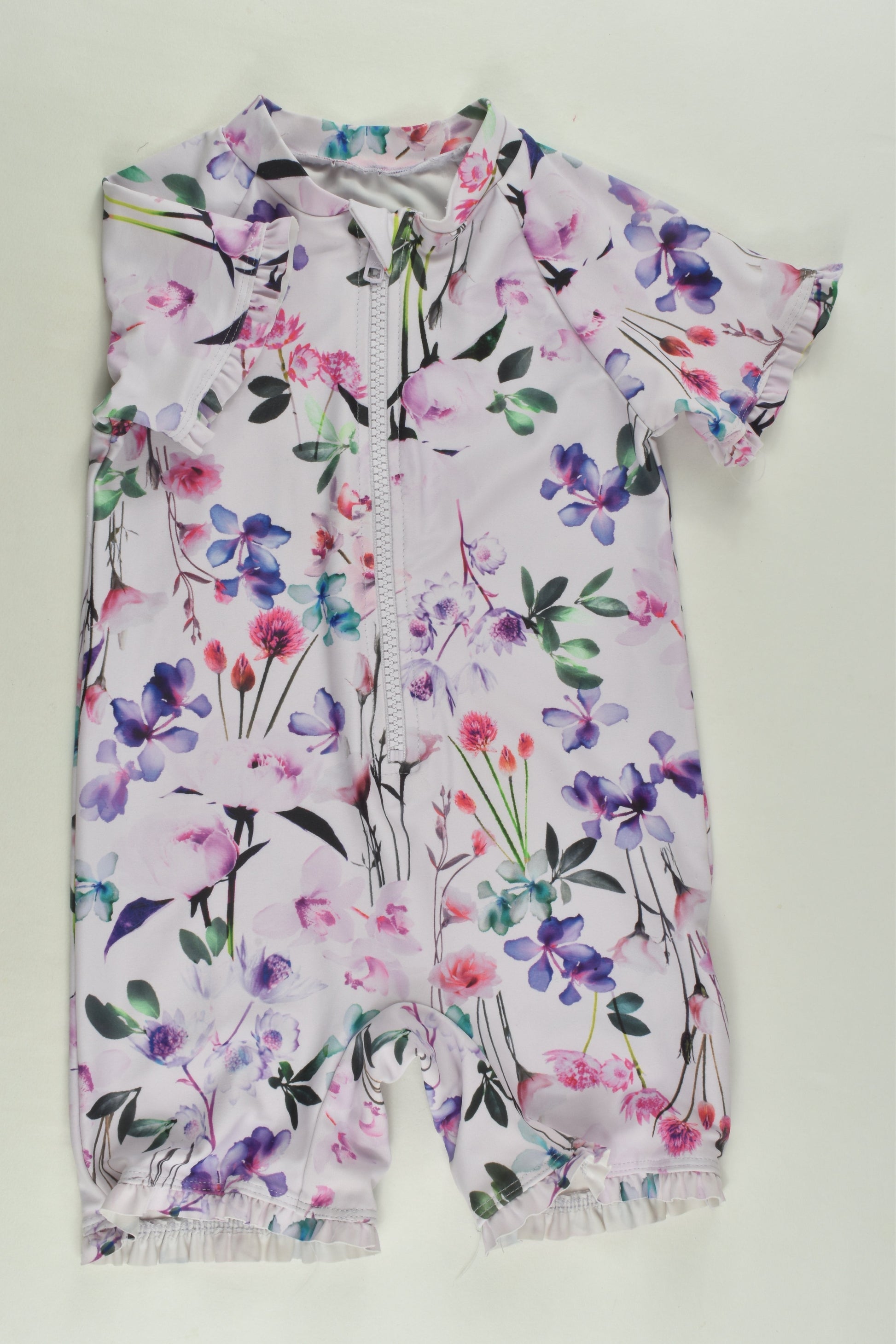 Next Size 1 Floral Rashie Suit