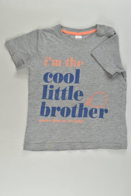 Next Size 1 'I'm The Cool Little Brother' T-shirt